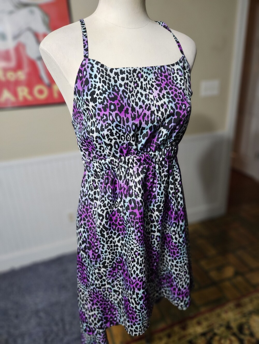 The Arte Zenana Leopard Print Dress Medium